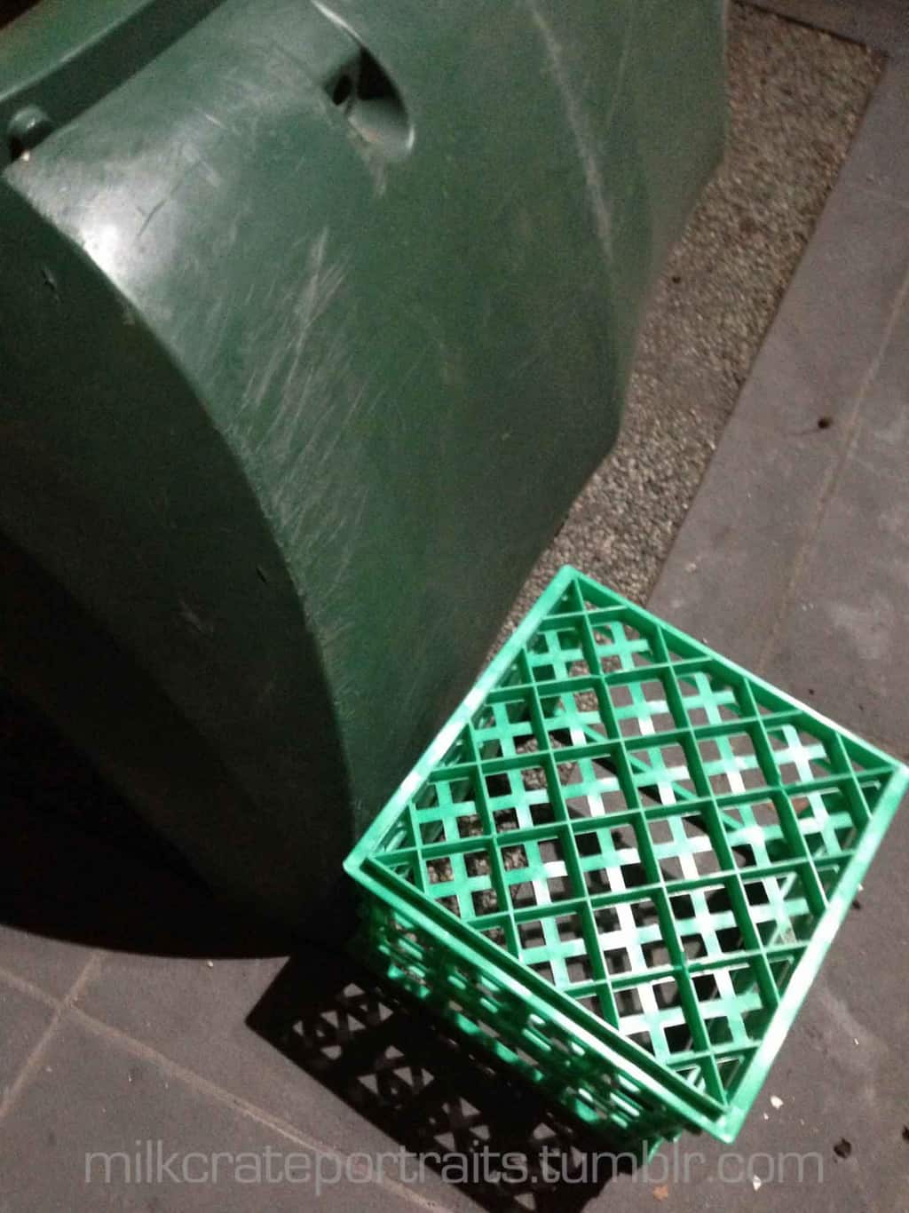 Green crate