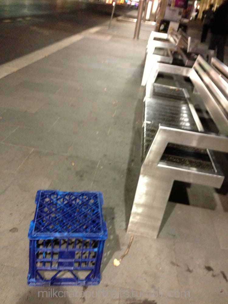 Train station crate