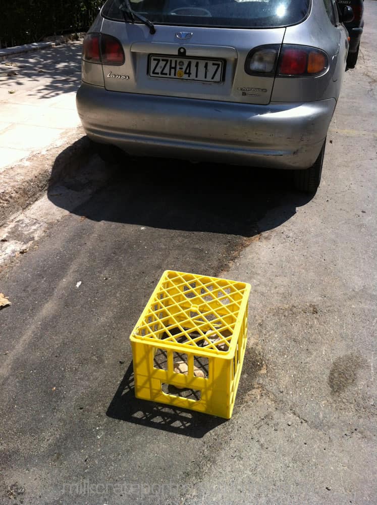Yellow crate