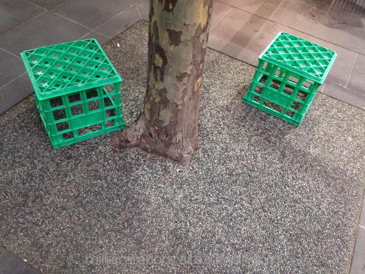 Green crates