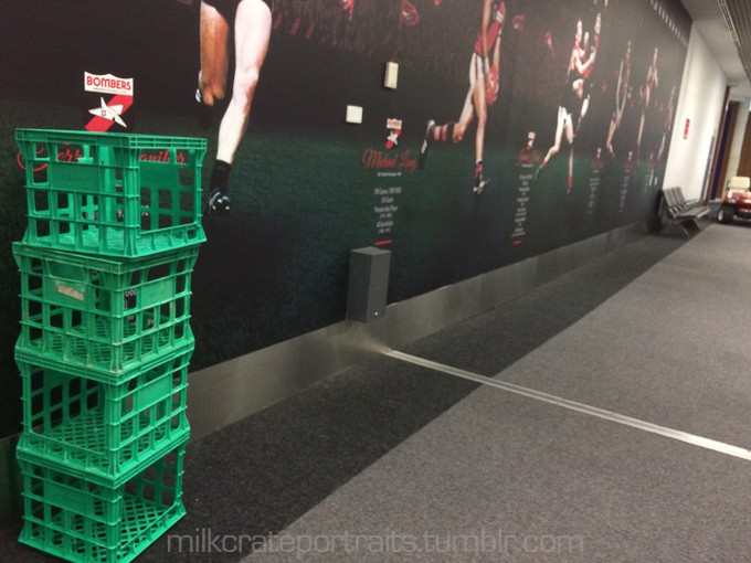 Melbourne airport crates