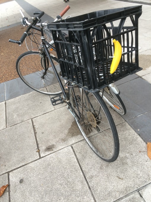 Banana bike crate