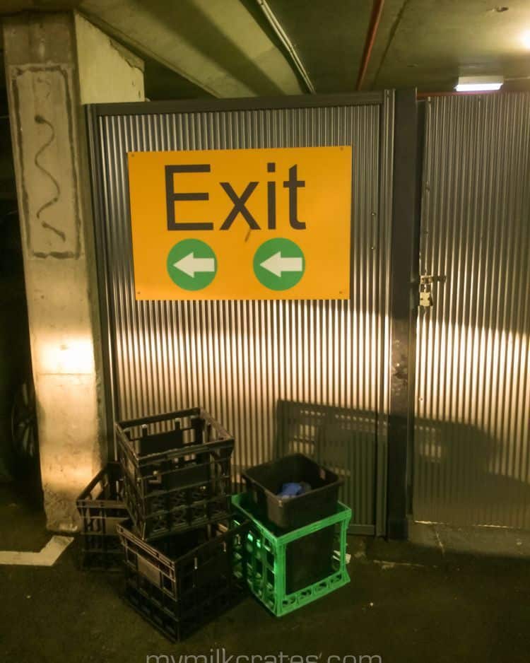 Exit crates