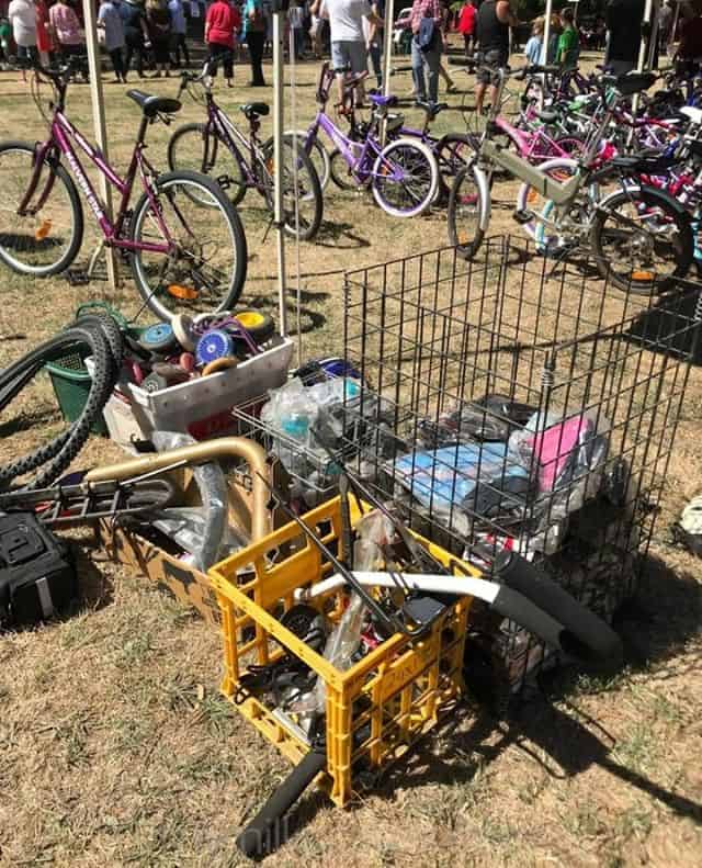 bicycle milk crate