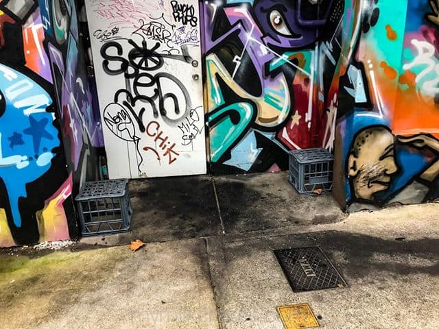 Street art crates