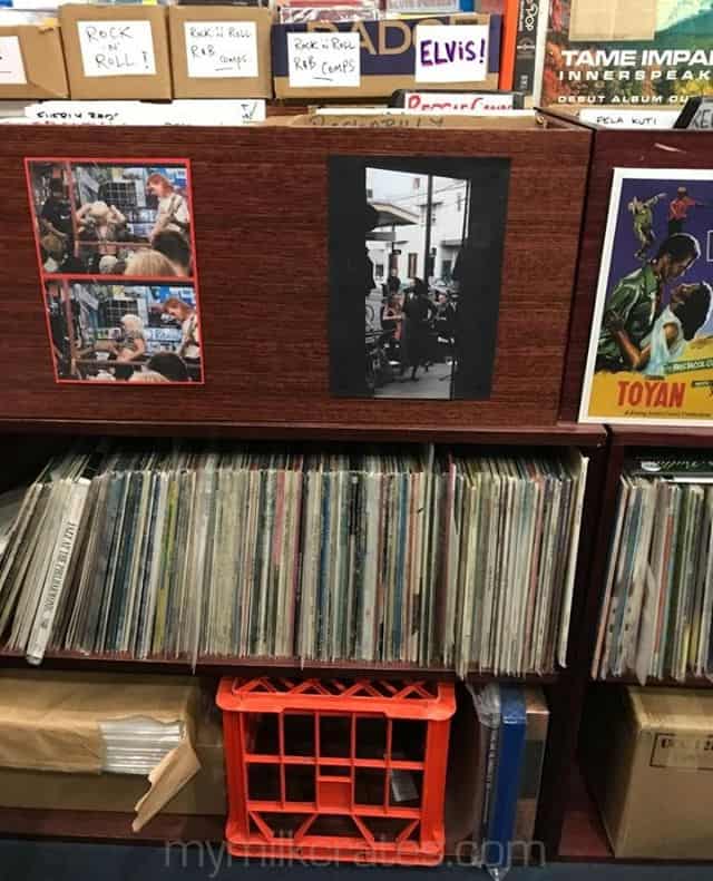 Record store crate