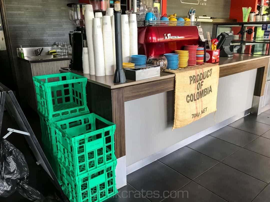 Cafe crates