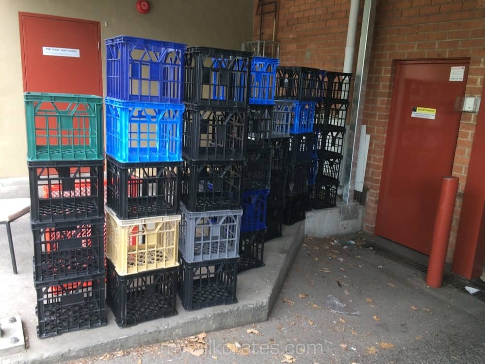 Crate wall