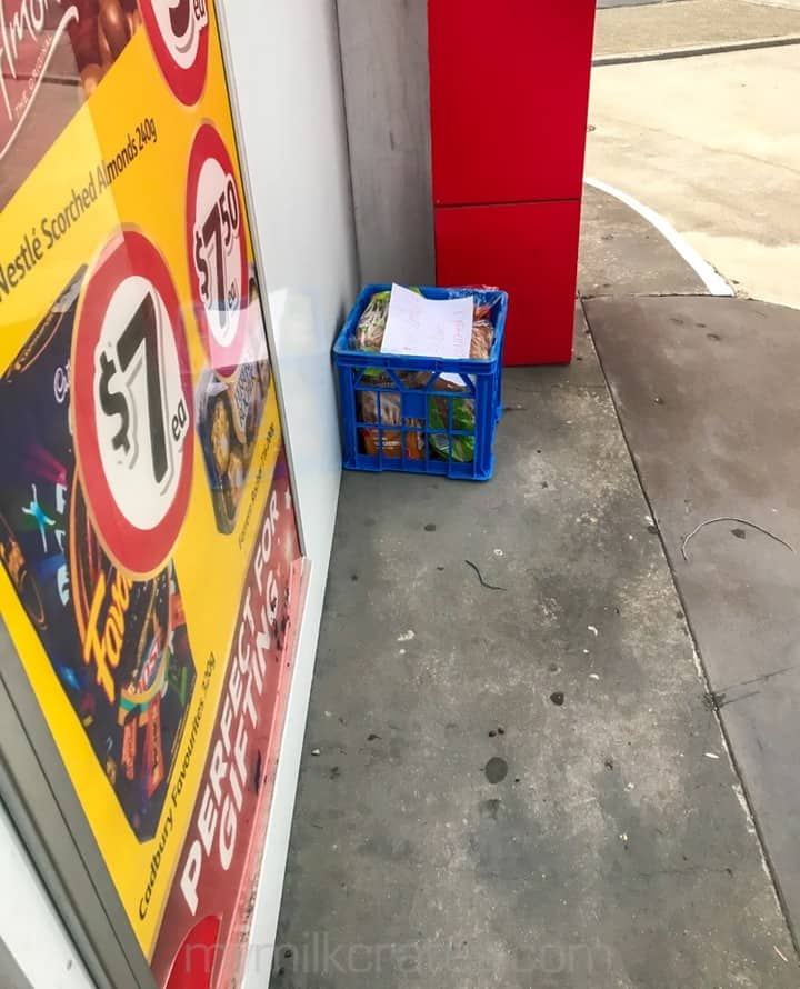 Petrol station crate